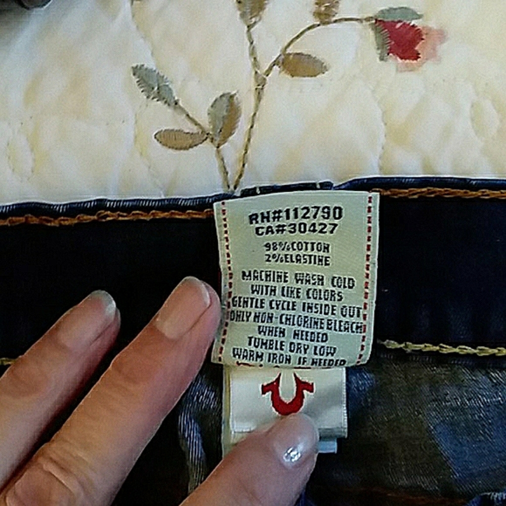 SOLD TRUE RELIGION size 27X28 Casey jeggings - Picture 6 of 11